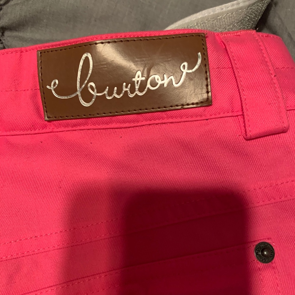 Women snow pant burton size s/m good condition